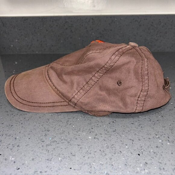 Authentic Wildlife Series Brown Hat Adjustable Ball Cap Curved Bill - Picture 3 of 6